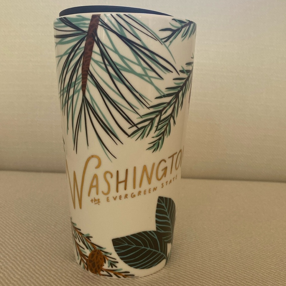 🌲🌟NWT STARBUCKS TRAVEL CUP WASHINGTON🌲